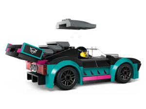 Lego City Race Car and Car Carrier Truck Set