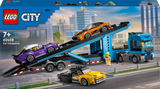 Lego City Car Transporter Truck with Sports Cars