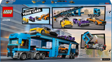 Lego City Car Transporter Truck with Sports Cars