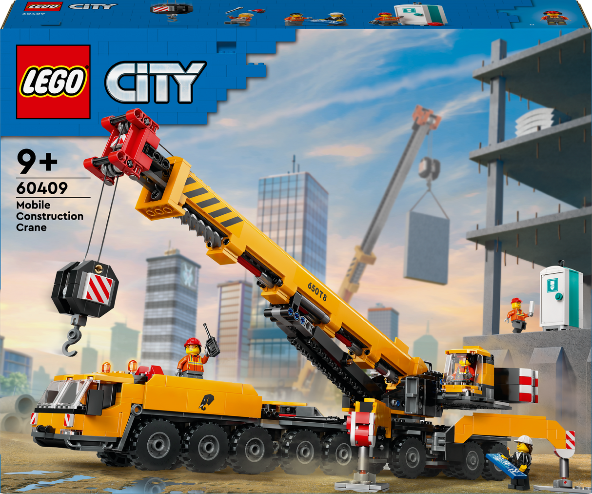 Lego City Yellow Mobile Construction Crane