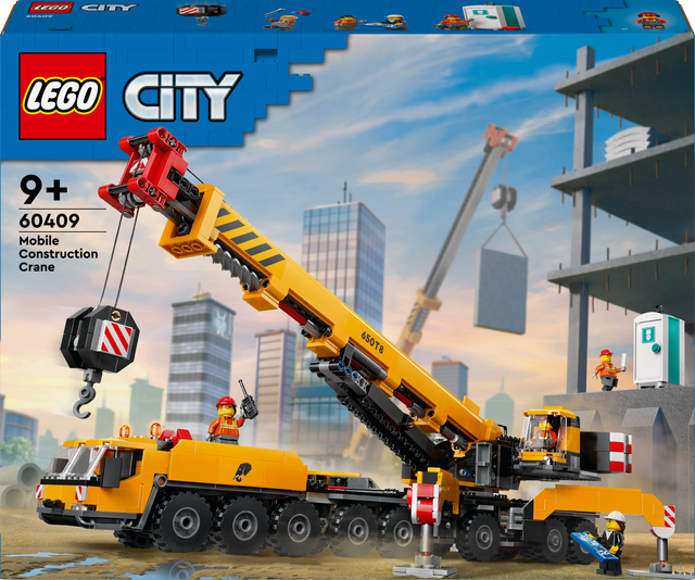 Lego City Yellow Mobile Construction Crane