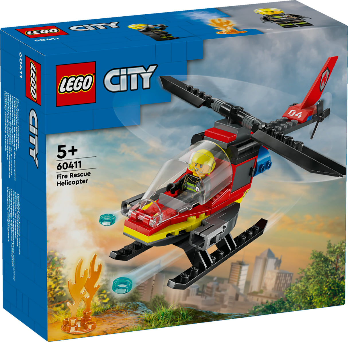 Lego City Fire Rescue Helicopter Set