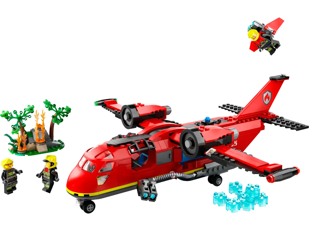 Lego City Fire Rescue Plane Set