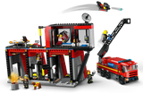 Lego City Fire Station with Fire Truck Set