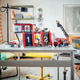 Lego City Fire Station with Fire Truck Set
