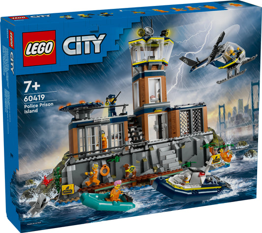 Lego City Police Prison Island Set