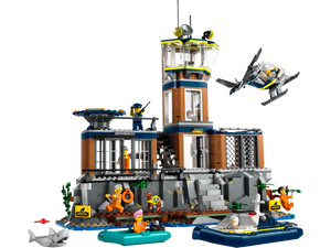 Lego City Police Prison Island Set