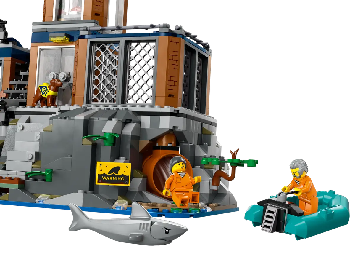 Lego City Police Prison Island Set