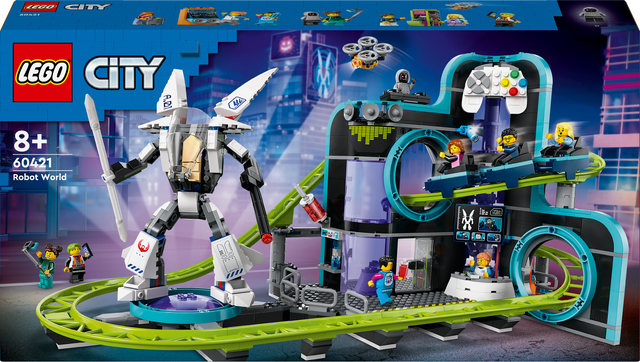 Lego City Robot World Roller-Coaster Park