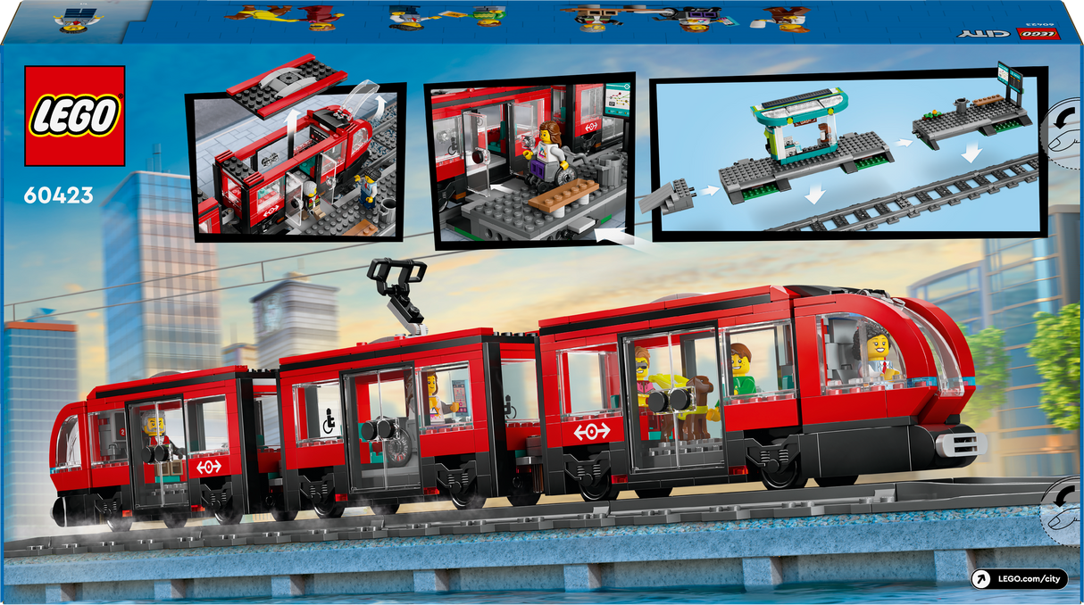 Lego City Downtown Streetcar and Station Set