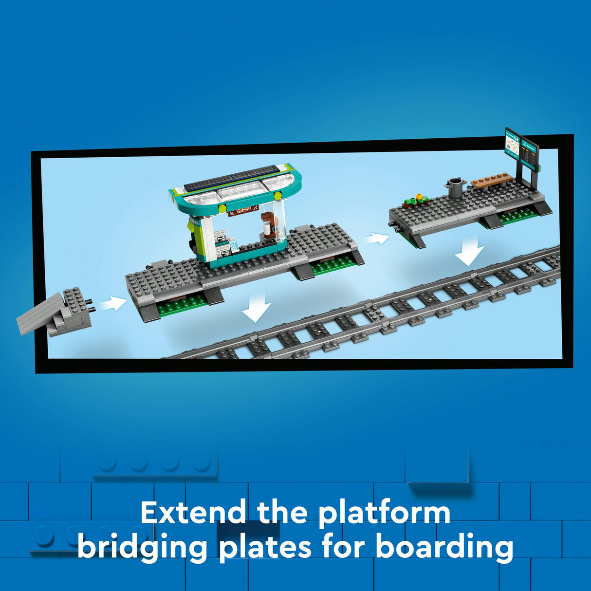 Lego City Downtown Streetcar and Station Set