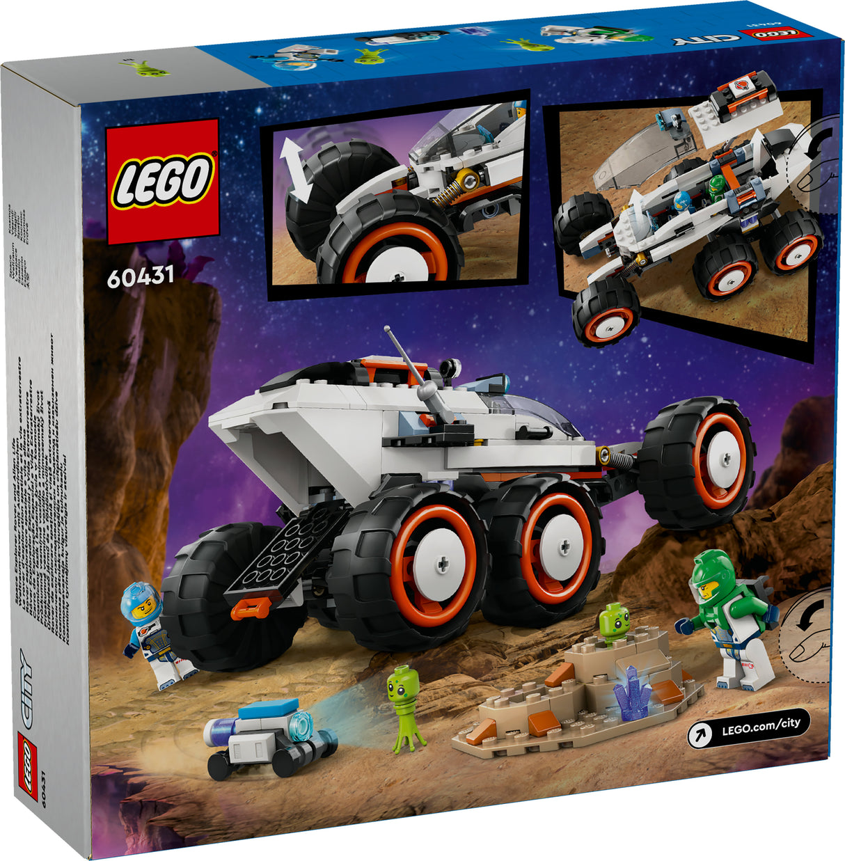 Lego City Space Explorer Rover and Alien Life Set