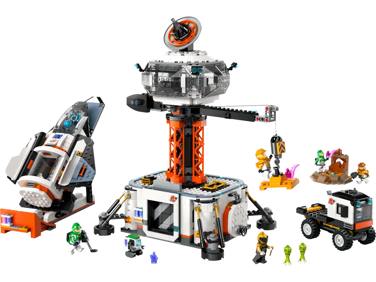 Lego City Space Base and Rocket Launchpad Set