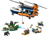 Lego City Jungle Explorer Helicopter at Base Camp