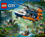Lego City Jungle Explorer Helicopter at Base Camp
