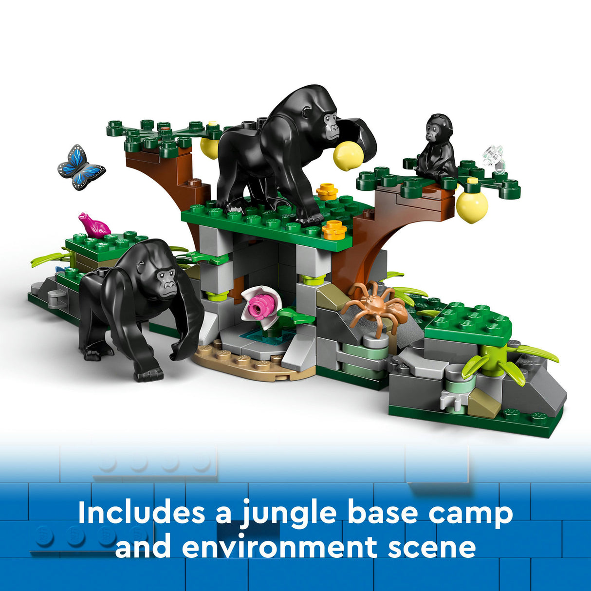 Lego City Jungle Explorer Helicopter at Base Camp