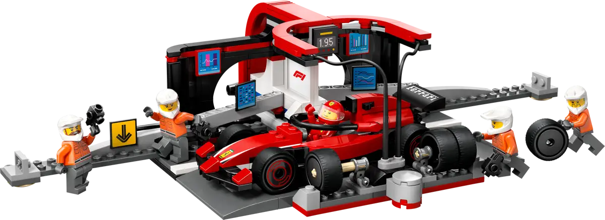 Lego City - F1® Pit Stop & Pit Crew with Ferrari Car
