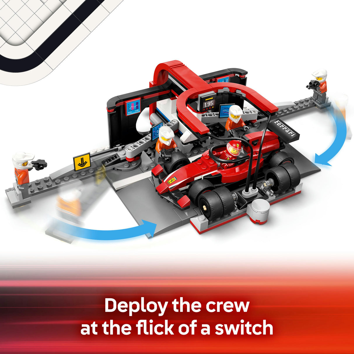 Lego City - F1® Pit Stop & Pit Crew with Ferrari Car