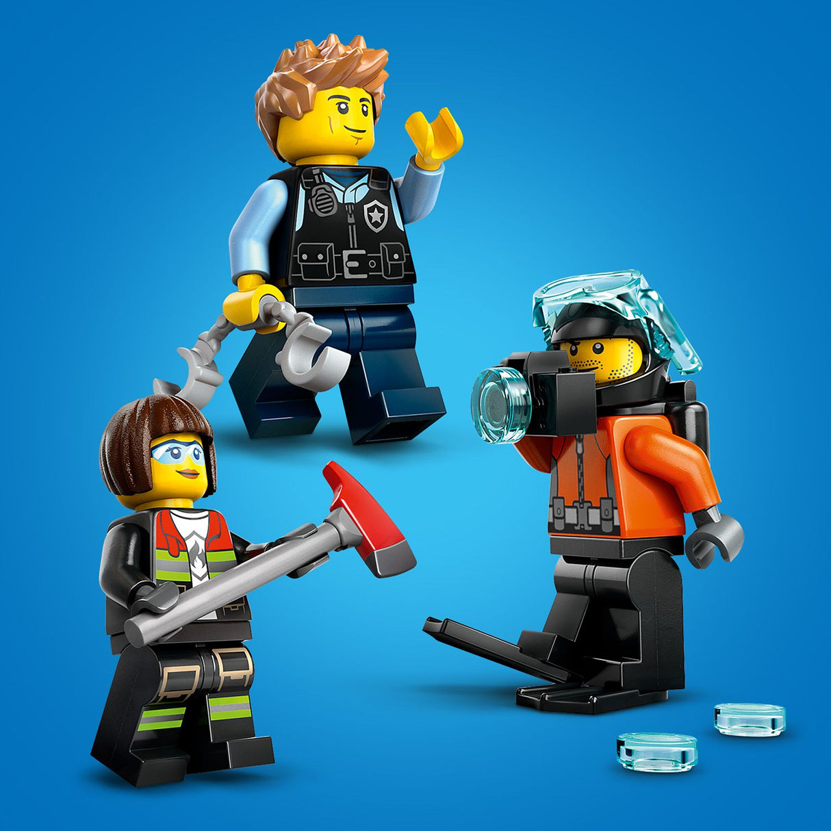 Lego City - Helicopter, Fire Truck & Submarine Remix