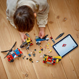 Lego City - Helicopter, Fire Truck & Submarine Remix