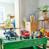 Lego City - Helicopter, Fire Truck & Submarine Remix