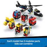 Lego City - Helicopter, Fire Truck & Submarine Remix
