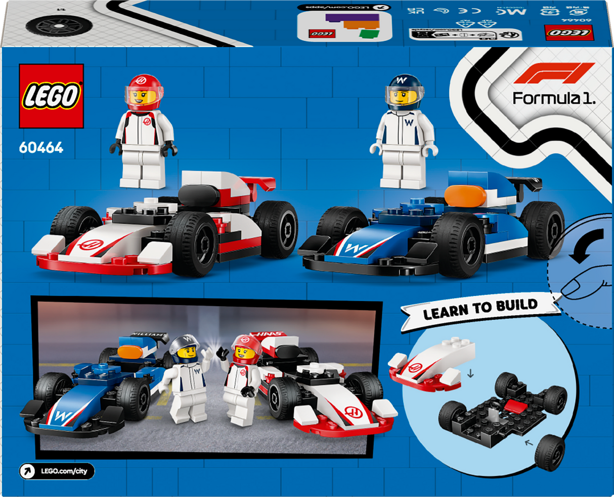 Lego City - F1® Williams Racing & Haas F1® Race Cars