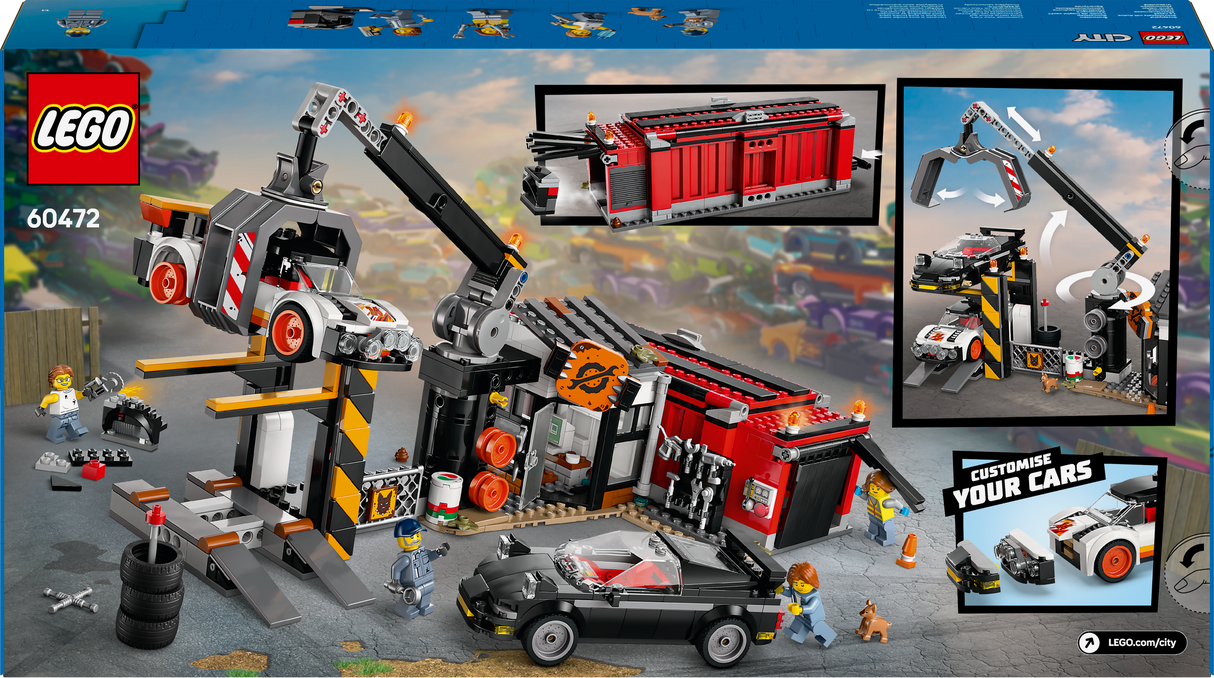 Lego City - Scrapyard with Cars