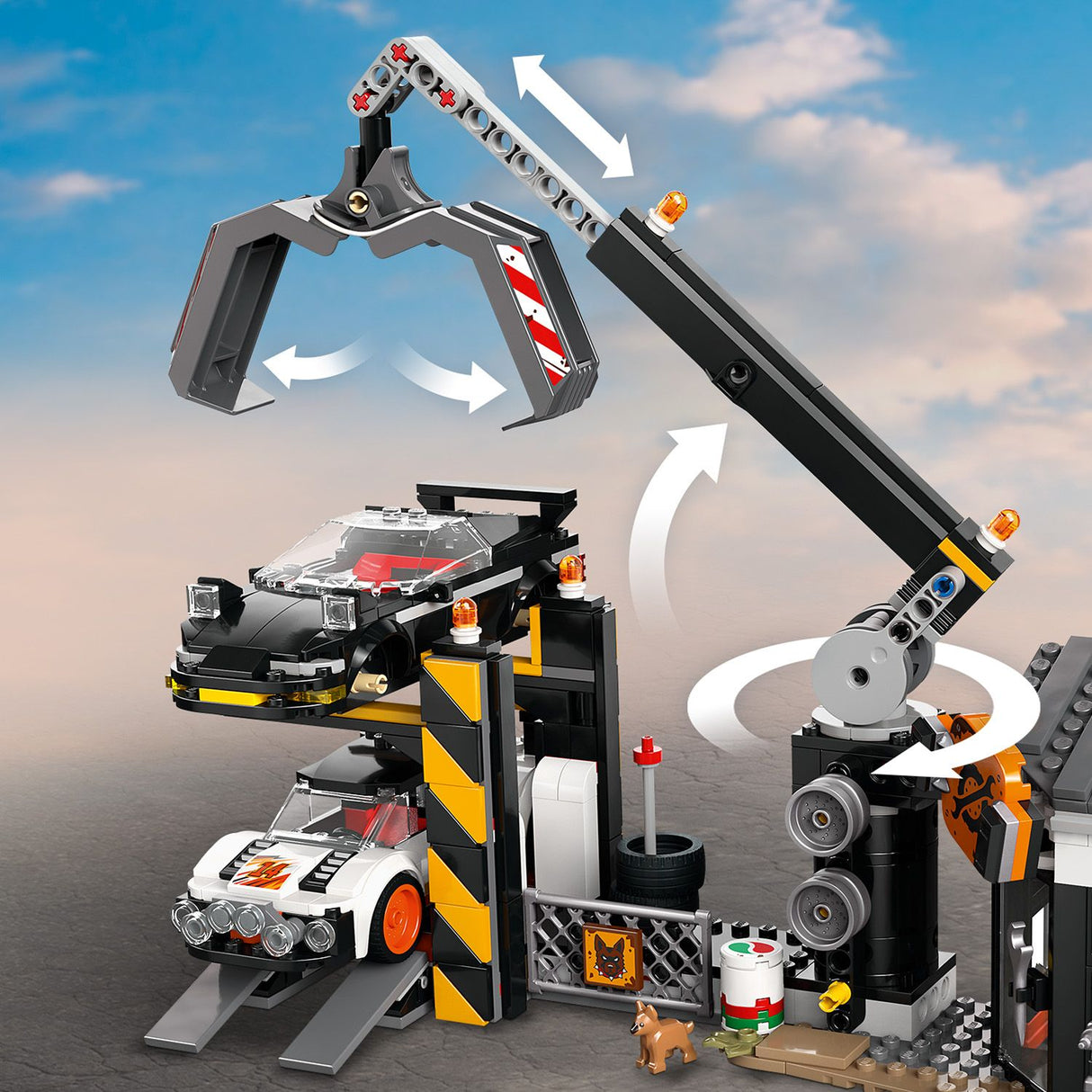 Lego City - Scrapyard with Cars