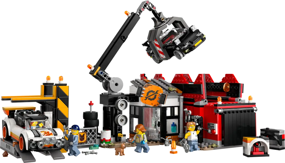Lego City - Scrapyard with Cars