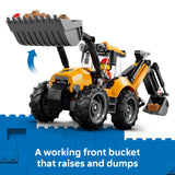 LEGO City - Yellow Backhoe Loader