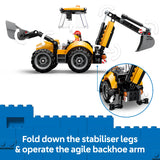 LEGO City - Yellow Backhoe Loader