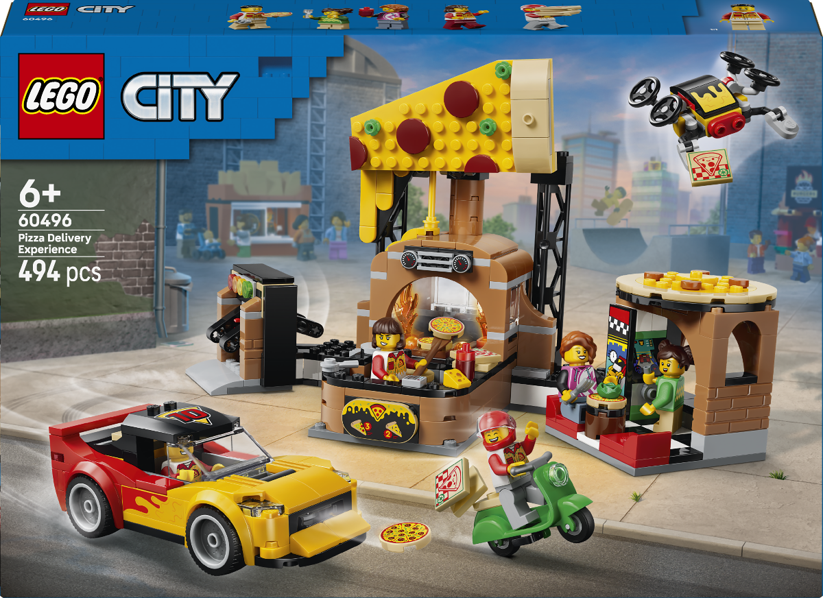 LEGO City - Pizza Delivery Experience with Vehicles