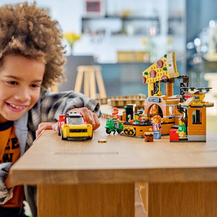 LEGO City - Pizza Delivery Experience with Vehicles