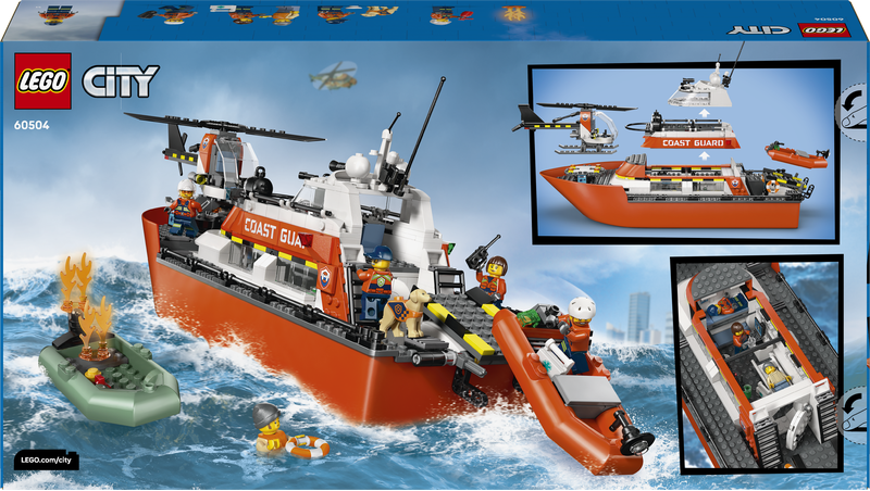 LEGO City - Coast Guard Rescue Boat & Helicopter