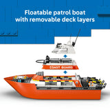 LEGO City - Coast Guard Rescue Boat & Helicopter