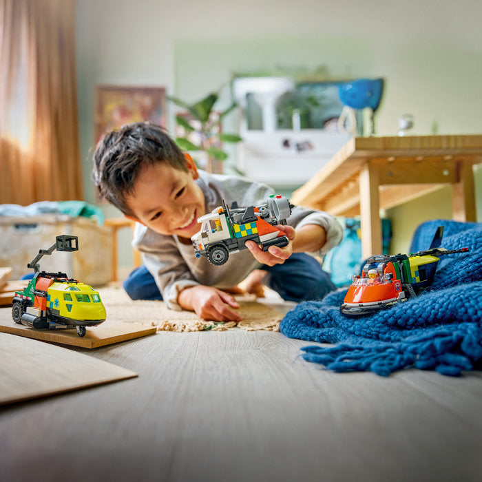 LEGO City - Airplane, Service Truck & Hovercraft Rem
