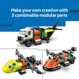 LEGO City - Airplane, Service Truck & Hovercraft Rem