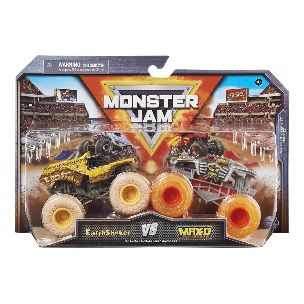 Monster Jam 1:64 Die Cast Monster Trucks (2 Pack) Assortment