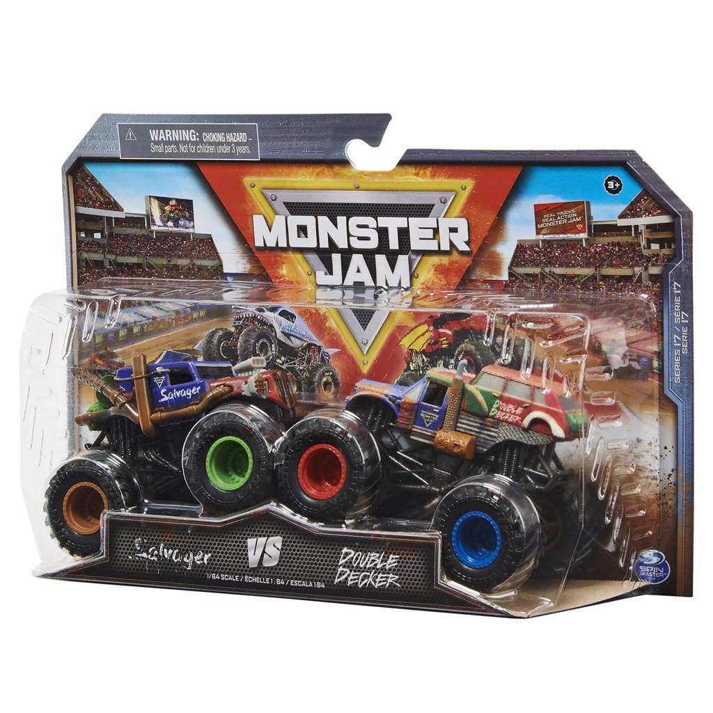 Monster Jam 1:64 Die Cast Monster Trucks (2 Pack) Assortment