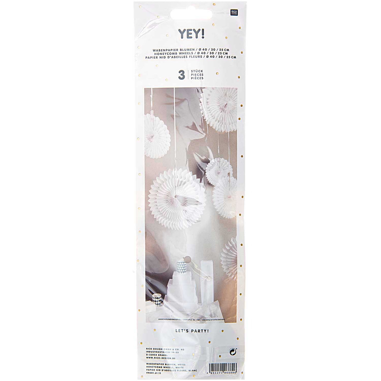 HONEYCOMB WHEELS - WHITE