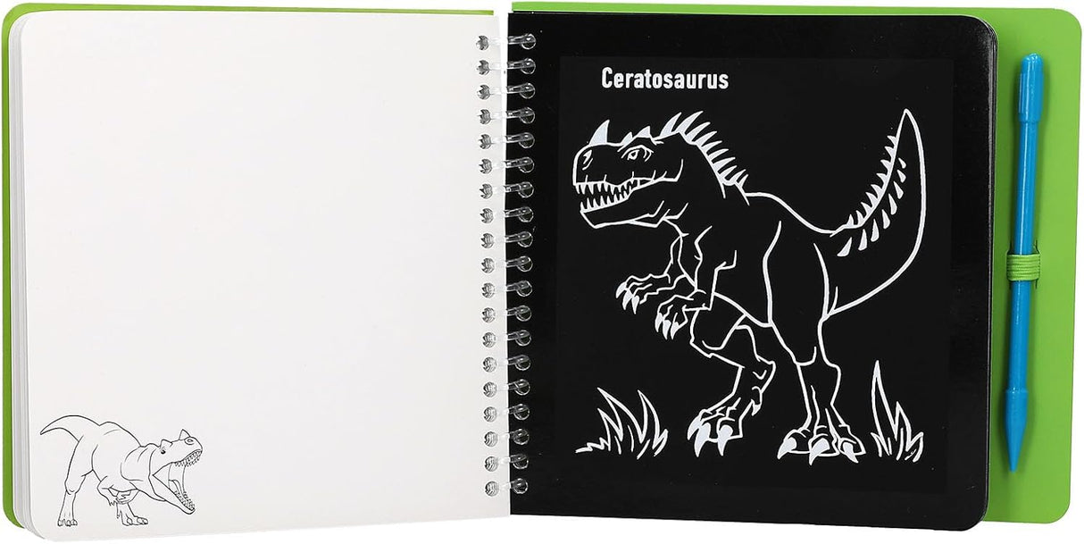 Dino World Mini Magic-Scratch Book