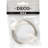 Silver-plated Wire, thickness 0.4 mm, 20 m, silver