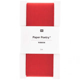 Paper Poetry Taffeta Ribbon 38mm 3m - Red