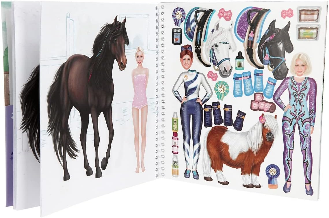 Miss Melody Dress Me Up Sticker and Colouring Book