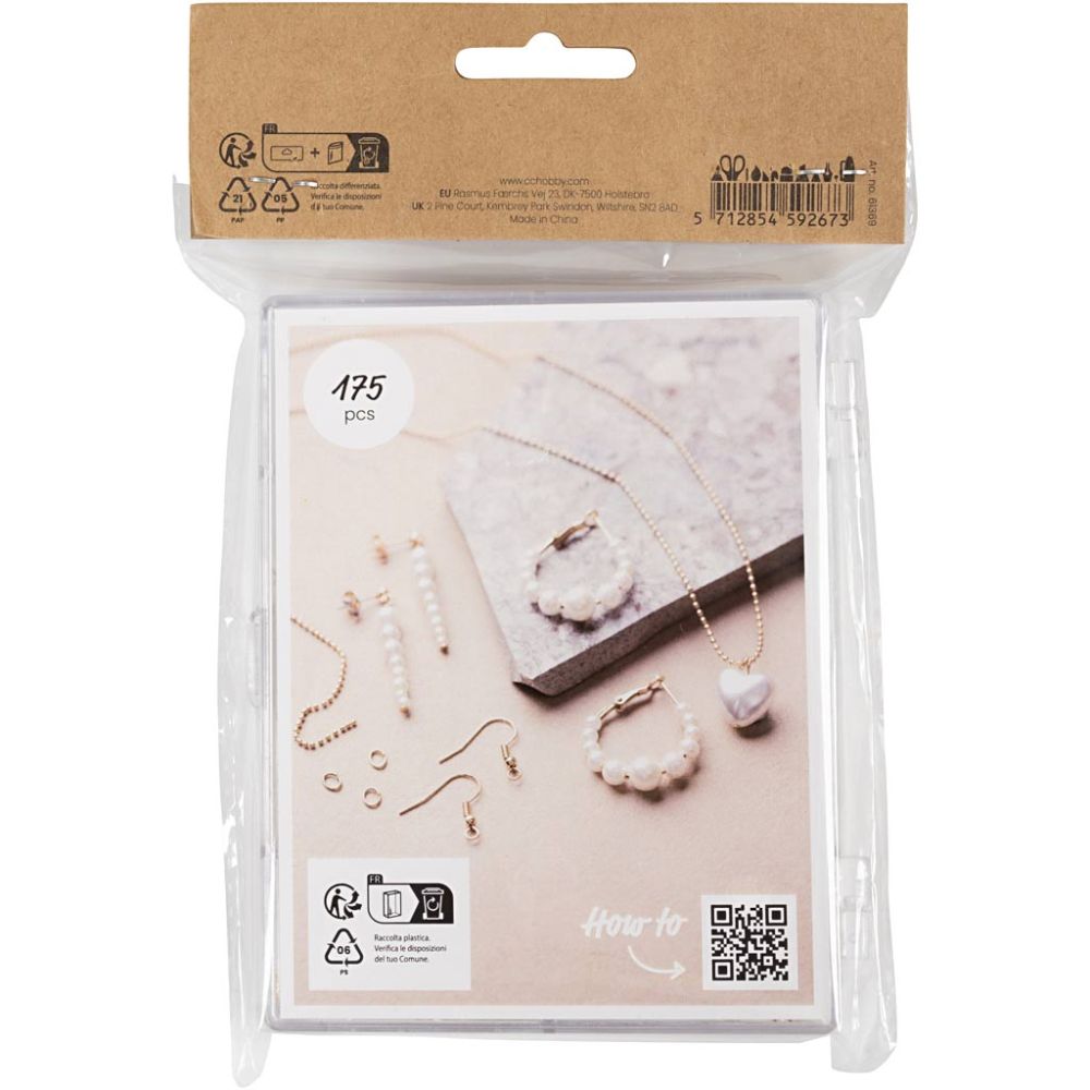 Jewellery Starter Kit - Gold-Plated (175 Pieces)