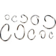 Oval and round jump ring range