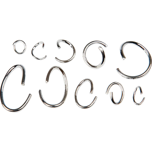 Oval and round jump ring range