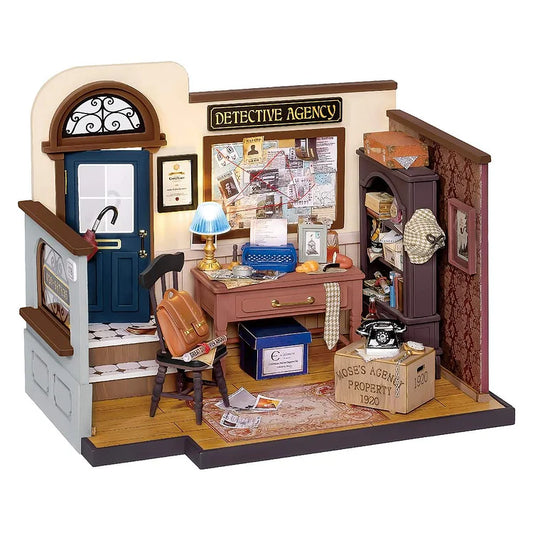 Rolife Mose's Detective Agency DIY Miniature House