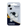 Korbond Assorted Buttons (Pack of 20)